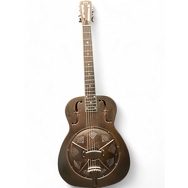 Used Republic DUOLIAN Nickel/Brass Resonator Guitar