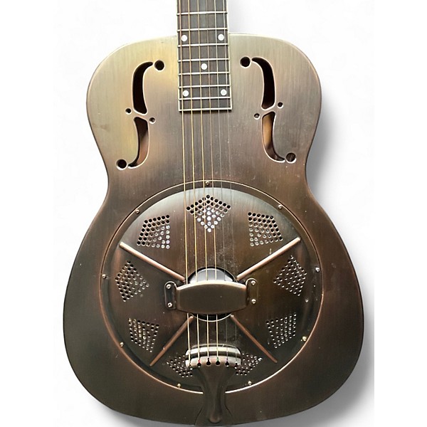 Used Republic DUOLIAN Nickel/Brass Resonator Guitar