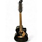 Used Fender Villager 12 Str Black 12 String Acoustic Electric Guitar thumbnail