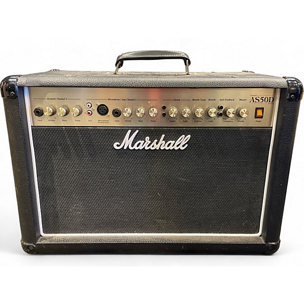 Used Marshall AS50D 50W 2X8 Acoustic Guitar Combo Amp