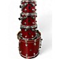 Used 2001 DW 4 Piece Collector's Series Red Sparkle Drum Kit thumbnail