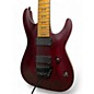 Used Schecter JEFF LOOMIS VAMPIRE RED SATIN Solid Body Electric Guitar