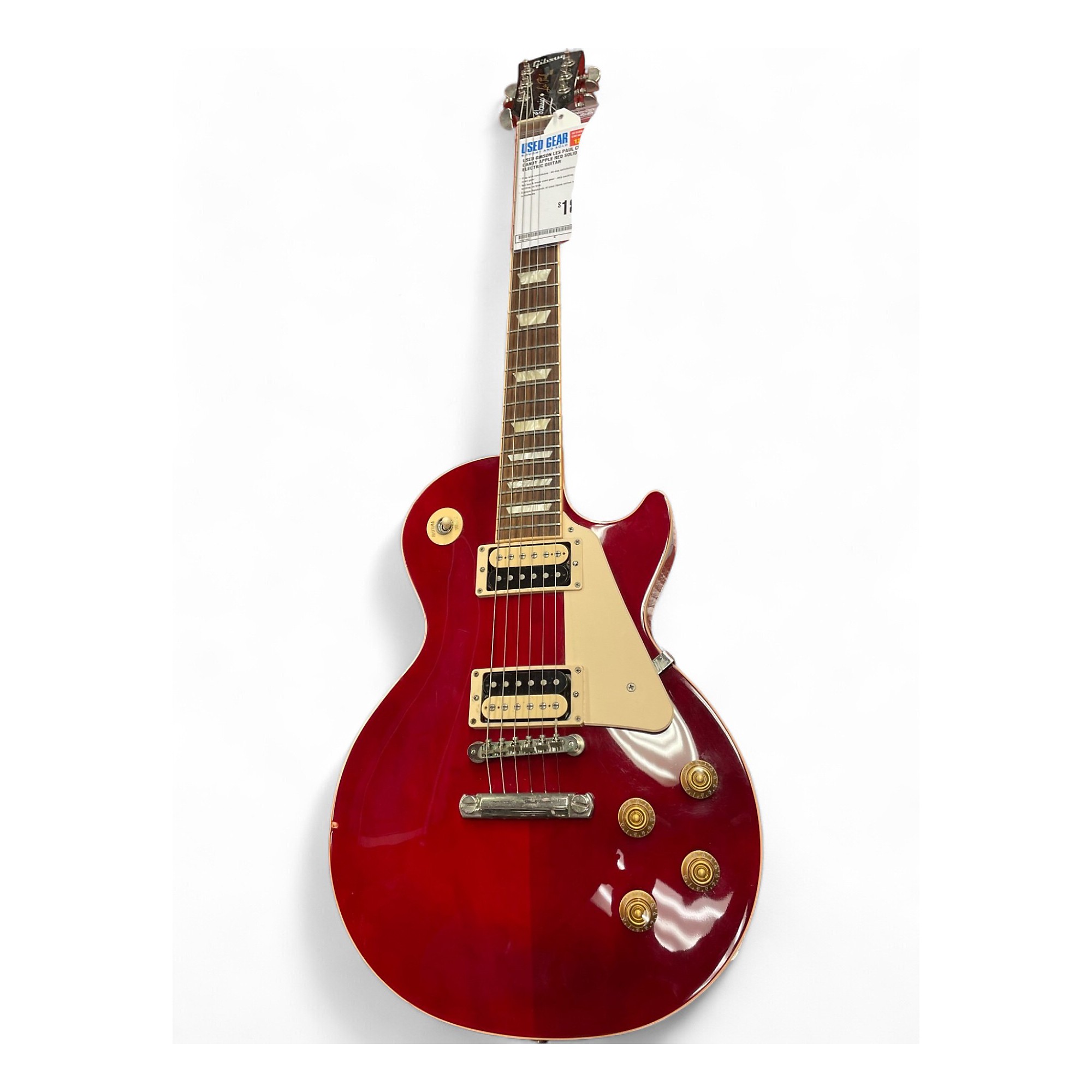 Used Gibson Les Paul Classic Candy Apple Red Solid Body Electric