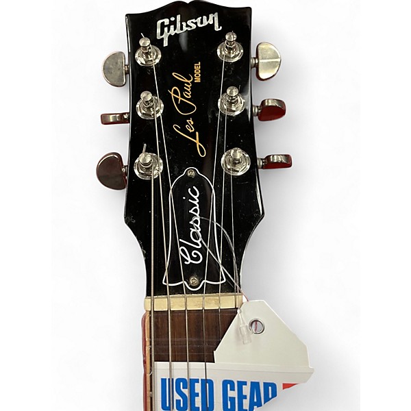 Used Gibson Les Paul Classic Candy Apple Red Solid Body Electric Guitar