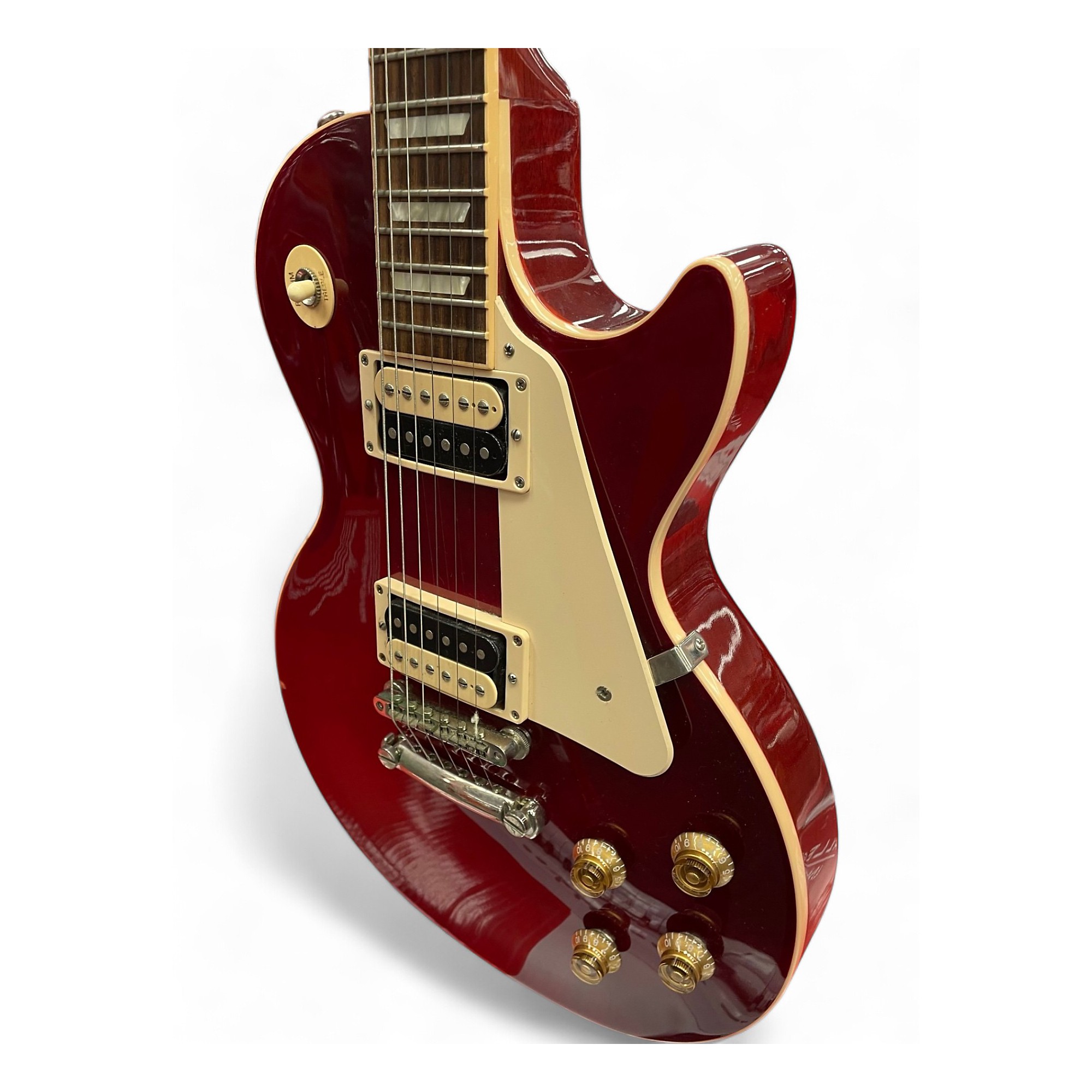 Used Gibson Les Paul Classic Candy Apple Red Solid Body Electric