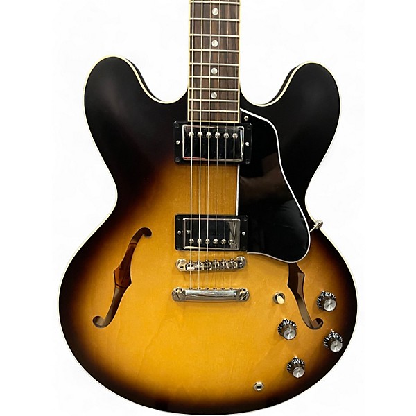 Used 2022 Gibson ES335 Vintage Sunburst Hollow Body Electric Guitar