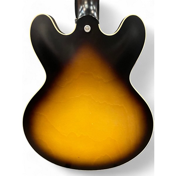 Used 2022 Gibson ES335 Vintage Sunburst Hollow Body Electric Guitar