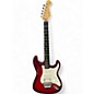 Used Fender floyd rose squier series Trans Red Solid Body Electric Guitar thumbnail