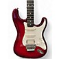 Used Fender floyd rose squier series Trans Red Solid Body Electric Guitar