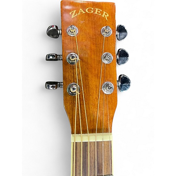 Used Zager ZAD50 Natural Acoustic Guitar