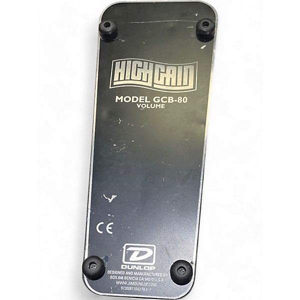 Used Dunlop GCB80 High Gain Volume Pedal