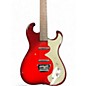 Used Silvertone 1449 REISSUE RED SPARKLE FADE Solid Body Electric Guitar