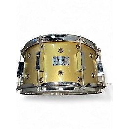 Used Pork Pie 6.5X13 Little Squealer Snare GOLD SPARKLE Drum