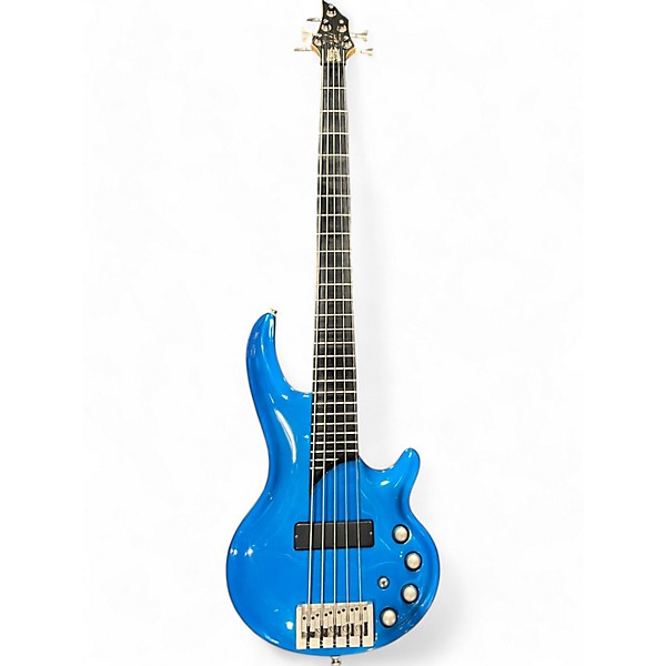 Used Cort CURBOW Blue Electric Bass Guitar