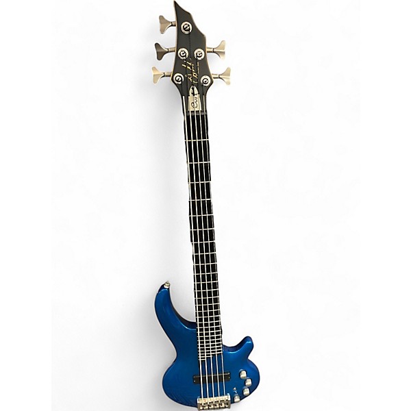 Used Cort CURBOW Blue Electric Bass Guitar