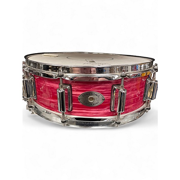 Used Rogers 14in Dyna-Sonic Pink Swirl Drum