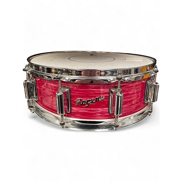 Used Rogers 14in Dyna-Sonic Pink Swirl Drum