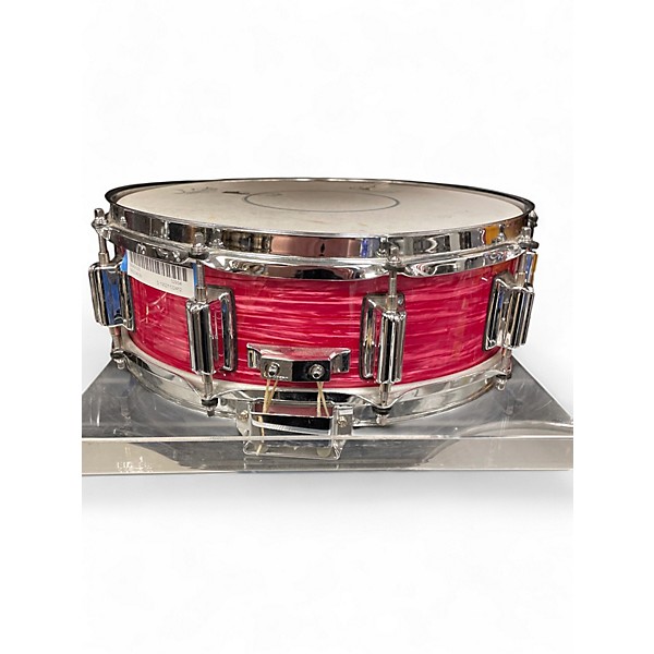 Used Rogers 14in Dyna-Sonic Pink Swirl Drum