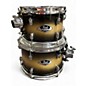 Used Pearl 5 Piece Export Trans Charcoal Drum Kit