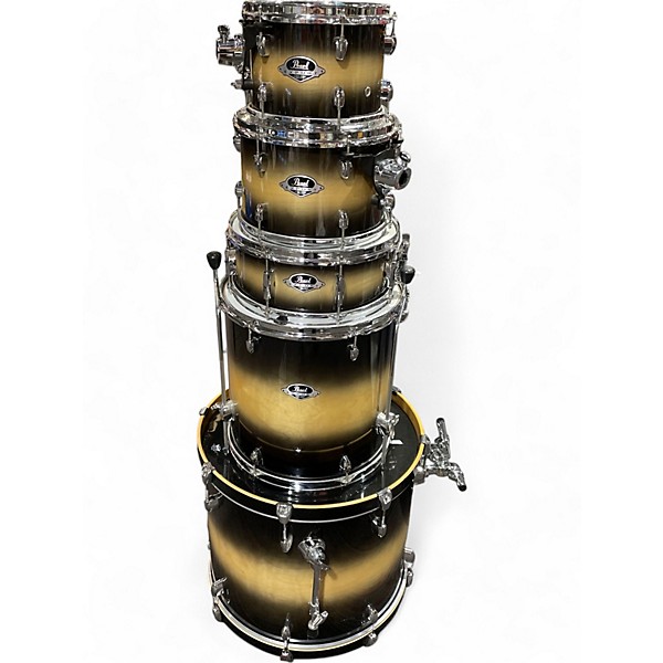 Used Pearl 5 Piece Export Trans Charcoal Drum Kit