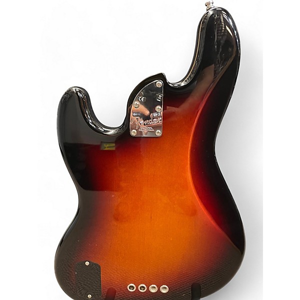 Used Fender American Elite Jazz Bass Sunburst Electric Bass Guitar