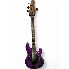 Used Sterling by Music Man Ray34 PURPLE METALLIC Electric Bass Guitar