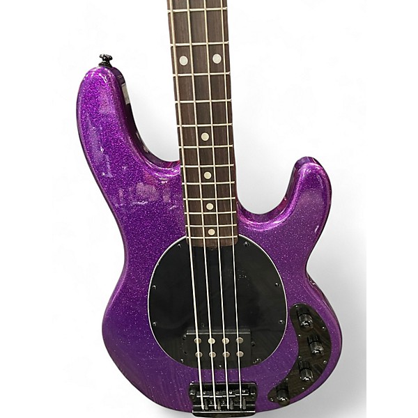 Used Sterling by Music Man Ray34 PURPLE METALLIC Electric Bass Guitar