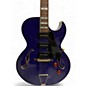 Used Dean Palomino Purple Hollow Body Electric Guitar