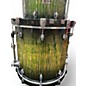 Used Dixon 5 Piece Blaze Series Green Tiger Drum Kit