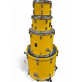 Used Sonor 4 Piece AQ1 (with bags) Yellow Drum Kit