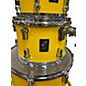 Used Sonor 4 Piece AQ1 (with bags) Yellow Drum Kit