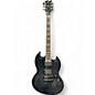 Used ESP LTD Viper 1000 Deluxe Trans Black Solid Body Electric Guitar thumbnail