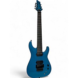 Used Schecter Guitar Research Used 2017 Schecter Guitar Research KEITH MERROW KM7FRS LAMBEAU BLUE Solid Body Electric Guitar