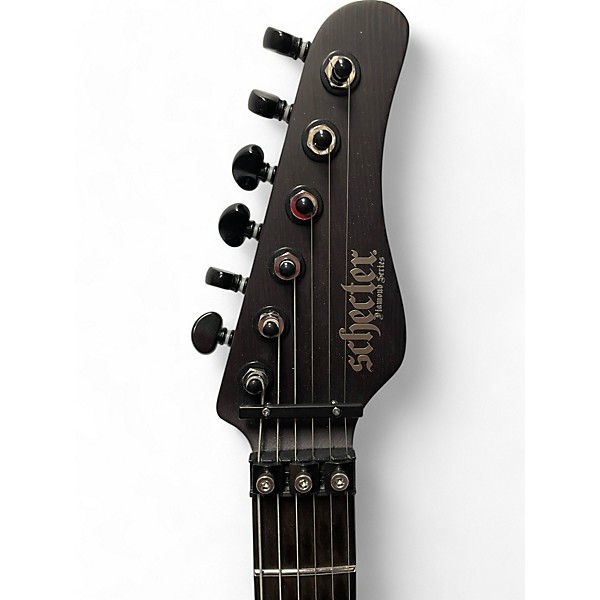 Used Schecter Guitar Research SVSS EXOTIC BLACK LIMBA NATURAL Solid Body Electric Guitar