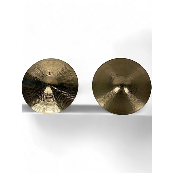 Used Paiste 14in Signature Medium Hi Hat Pair Cymbal