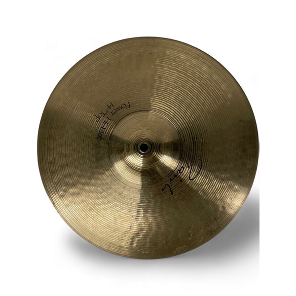 Used Paiste 14in Signature Medium Hi Hat Pair Cymbal