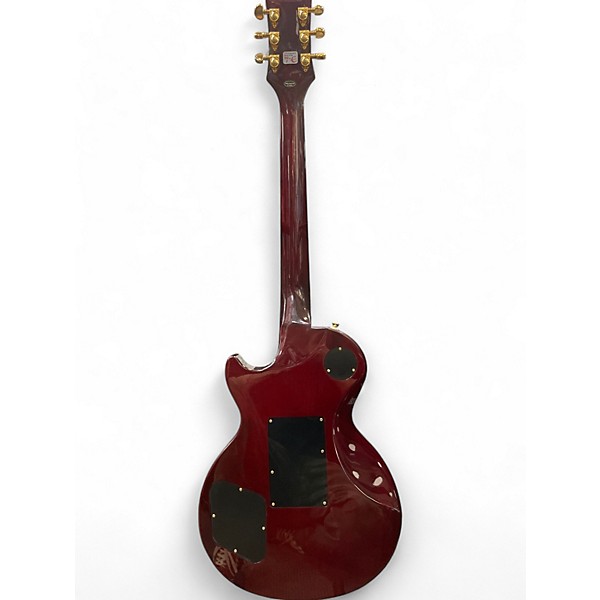 Used Epiphone Alex Lifeson les Paul Custom Axcess Ruby Solid Body Electric Guitar