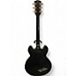 Used Ronken  335 Gibson Copy Black Hollow Body Electric Guitar thumbnail