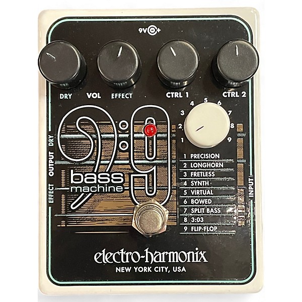 Used Electro-Harmonix BASS9 Bass Machine Bass Effect Pedal