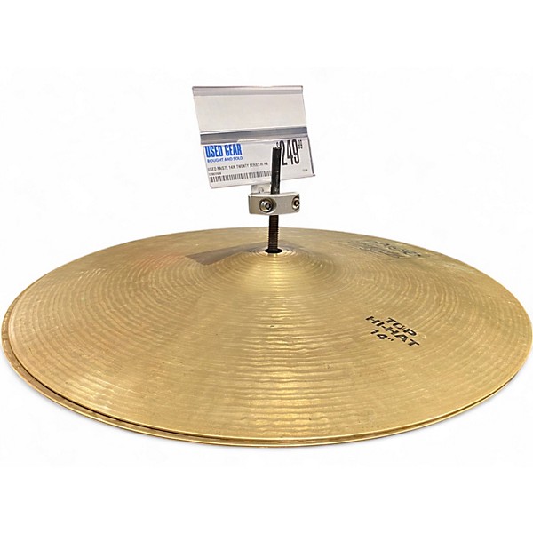 Used Paiste 14in Twenty Series Hi Hat Pair Cymbal