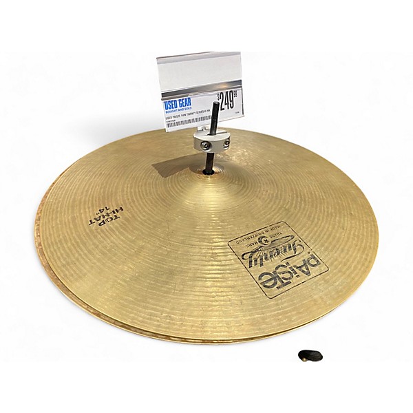 Used Paiste 14in Twenty Series Hi Hat Pair Cymbal