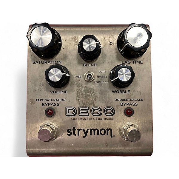 Used Strymon Deco Tape Saturation and Doubletracker Delay Effect Pedal