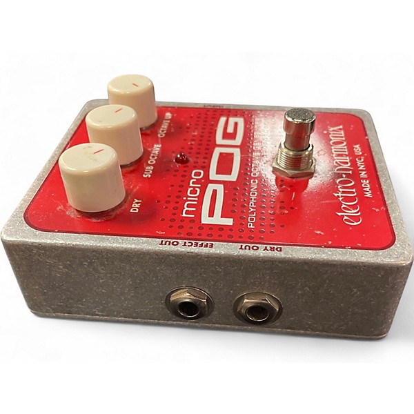 Used Electro-Harmonix Micro Pog Polyphonic Octave Generator Effect Pedal