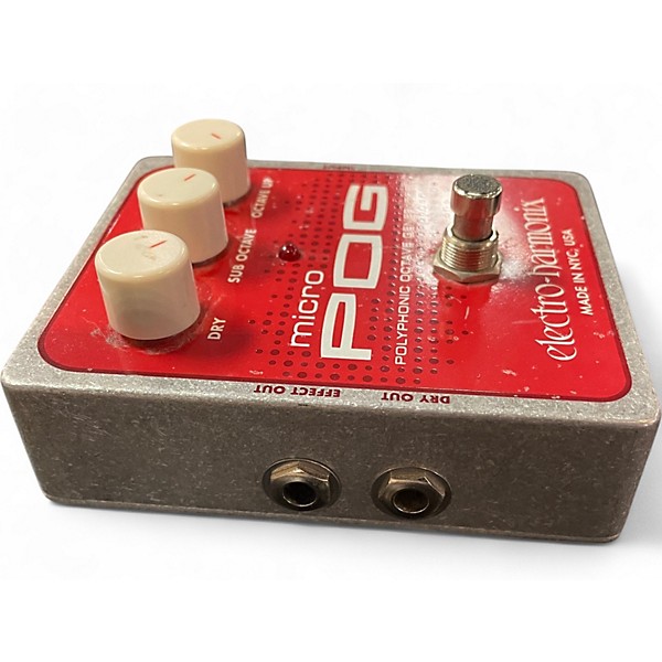 Used Electro-Harmonix Micro Pog Polyphonic Octave Generator Effect Pedal