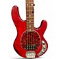 Used Sterling by Music Man Stingray Sub 4 Cherry Electric Bass Guitar