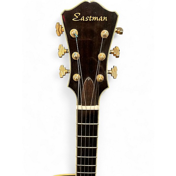 Used Eastman AR810CE Trans Amber Hollow Body Electric Guitar