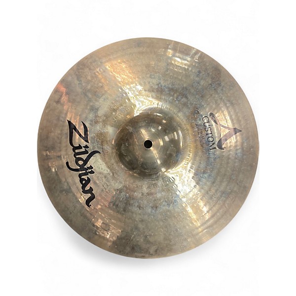 Used Zildjian 14in A Custom Hi Hat Pair Cymbal