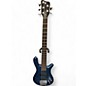 Used Warwick Streamer LX 5 String Trans Blue Electric Bass Guitar thumbnail