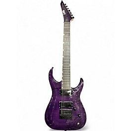Used 2019 Ltd SHE7T Purple Solid Body Electric Guitar