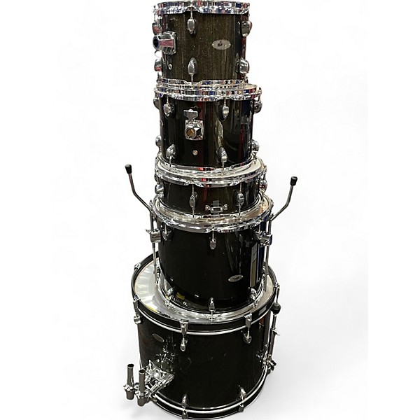 Used SPL 5 Piece Unity II Metallic Grey Drum Kit